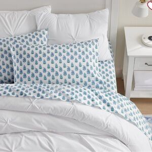 Roller Rabbit X Pottery Barn Wild Rose Organic Sheet Set